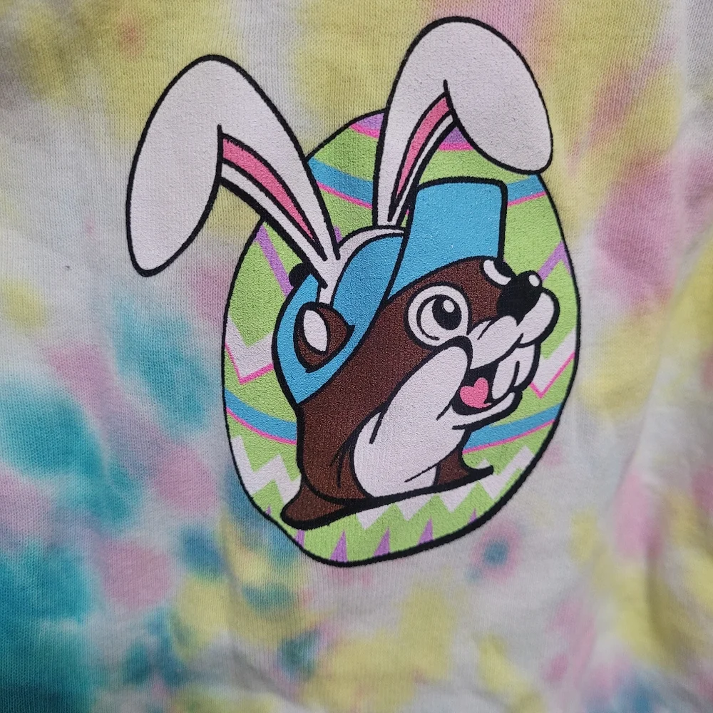 $‎ 💥3/$24 NWT Buc-ee's Tie Dye Easter Onesie